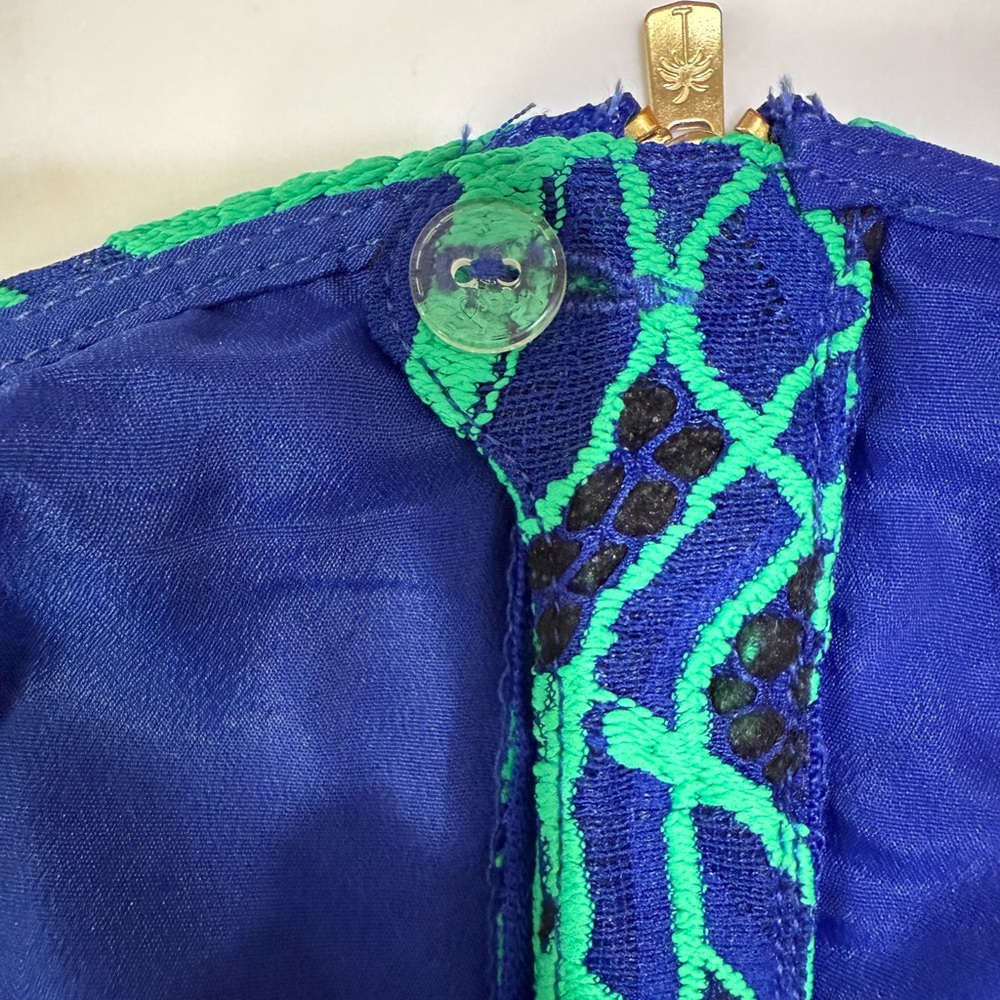 Lilly Pulitzer Hyacinth Lace Pencil Skirt Size 14 - Picture 8 of 11